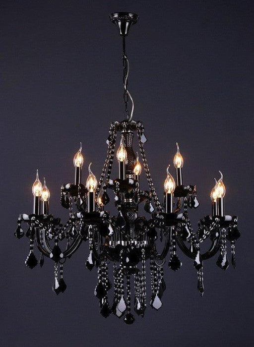 Chloe Black Crystal Chandelier - DWHOME