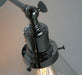 Chrome Wall Light With Glass Cone Shade - DWHOME