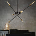Circa Black Industrial Pendant Light With Brass Fitting - DWHOME