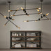 Circa Black Industrial Pendant Light With Brass Fitting - DWHOME