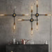 Circa Black Industrial Wall Light With Brass Fitting - DWHOME