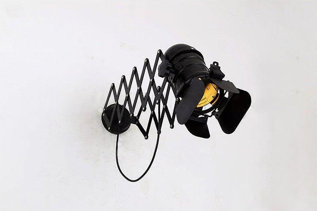 Classic Hollywood spotlight wall light sconce (retractable)-DWHOME