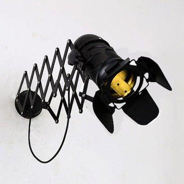 Classic Hollywood spotlight wall light sconce (retractable)-DWHOME