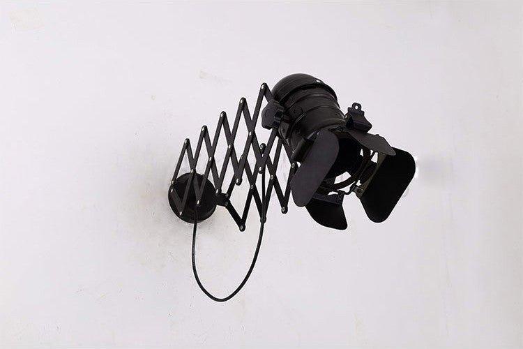 Classic Hollywood spotlight wall light sconce (retractable) - DWHOME