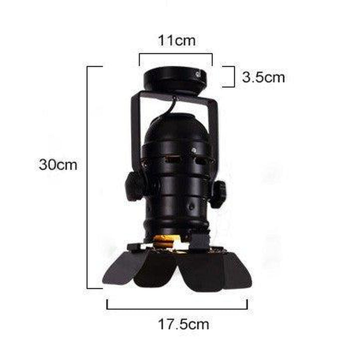 Classic Hollywood spotlight wall light sconce (retractable)-DWHOME