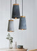 Coburg Wooden Top Concrete Shade Pendant Light - DWHOME