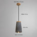 Coburg Wooden Top Concrete Shade Pendant Light - DWHOME