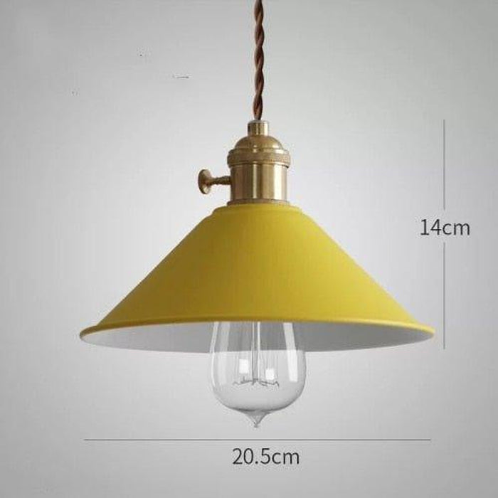 Colorful Cone Pendant Lights-DWHOME