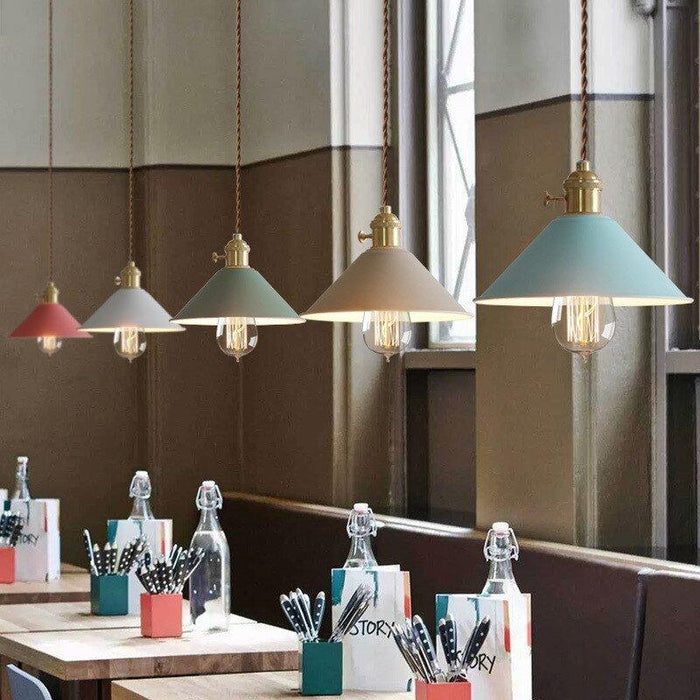 Colorful Cone Pendant Lights - DWHOME