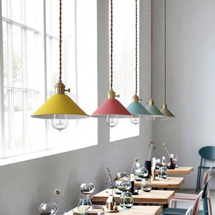 Colorful Cone Pendant Lights - DWHOME