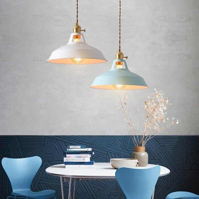 "Pendentifs lumineux avec couvercle coloré - DWHOME"