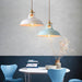 "Pendentifs lumineux avec couvercle coloré - DWHOME"