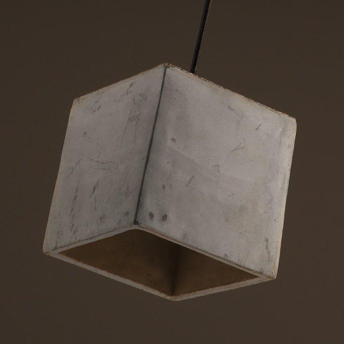 Concrete Odense Cube Pendant Light - DWHOME