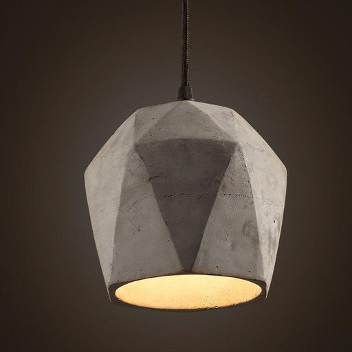 Concrete Odense Gem Pendant Light-DWHOME