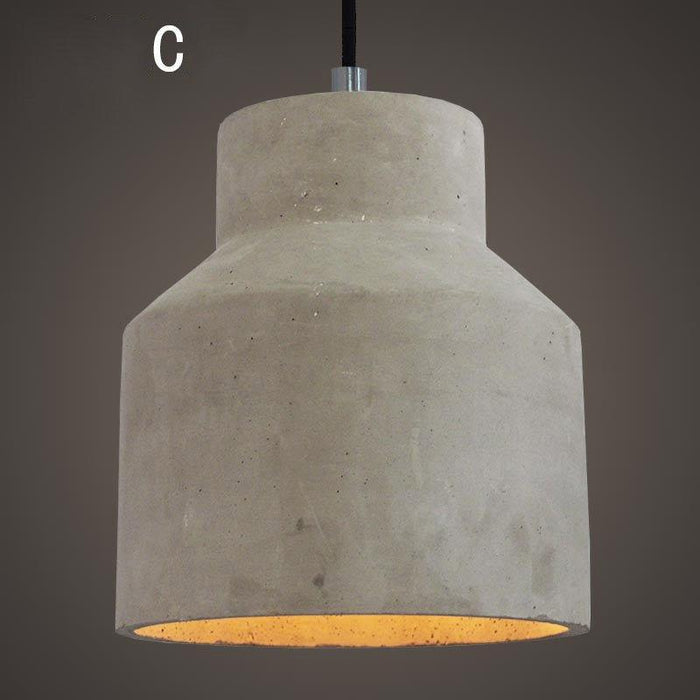 Concrete Oslo Minimalist Pendant Light - DWHOME