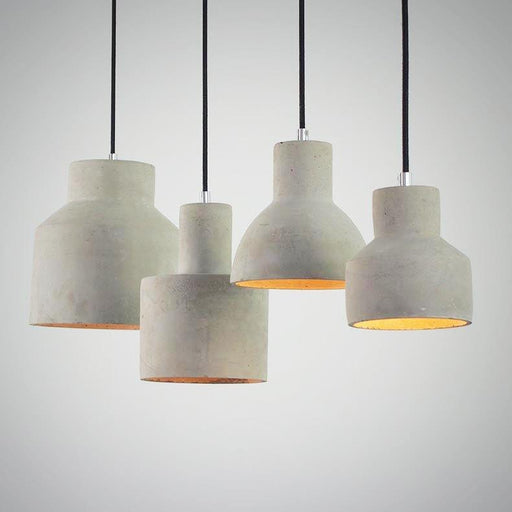 Concrete Oslo Minimalist Pendant Light-DWHOME