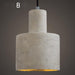 Concrete Oslo Minimalist Pendant Light - DWHOME