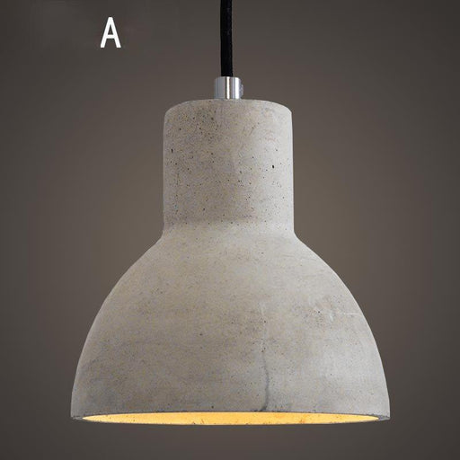 Concrete Oslo Minimalist Pendant Light-DWHOME