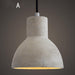 Concrete Oslo Minimalist Pendant Light - DWHOME