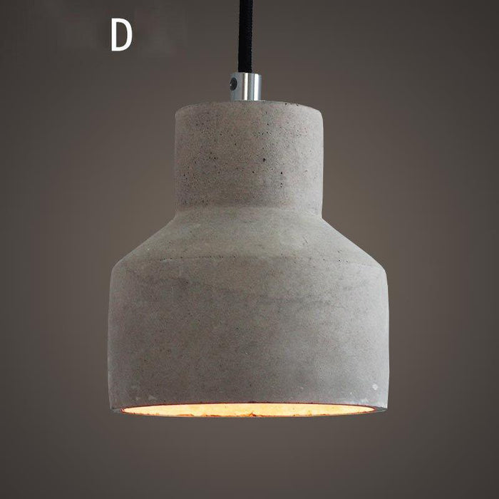 Concrete Oslo Minimalist Pendant Light - DWHOME