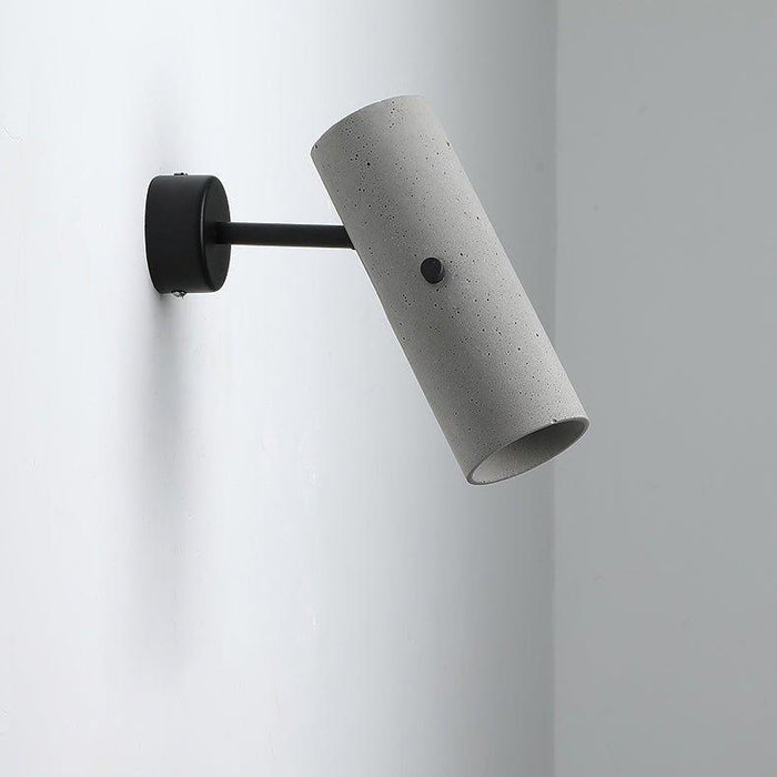 Concrete Pipe Minimalist Line Wall Light-DWHOME
