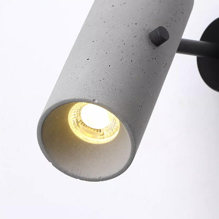 Concrete Pipe Minimalist Line Wall Light-DWHOME