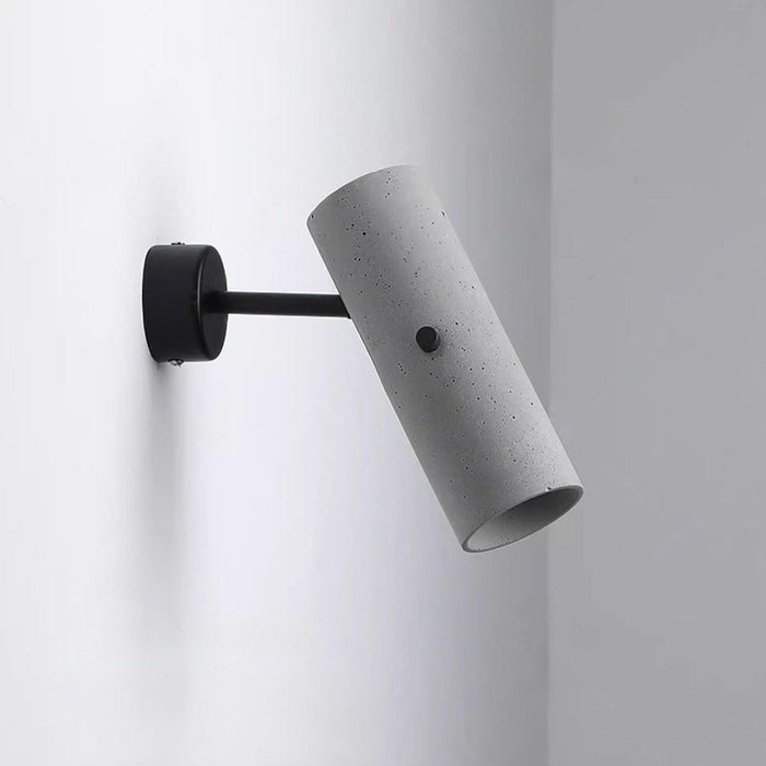 Concrete Pipe Minimalist Line Wall Light-DWHOME