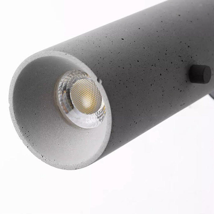 Concrete Pipe Minimalist Line Wall Light-DWHOME
