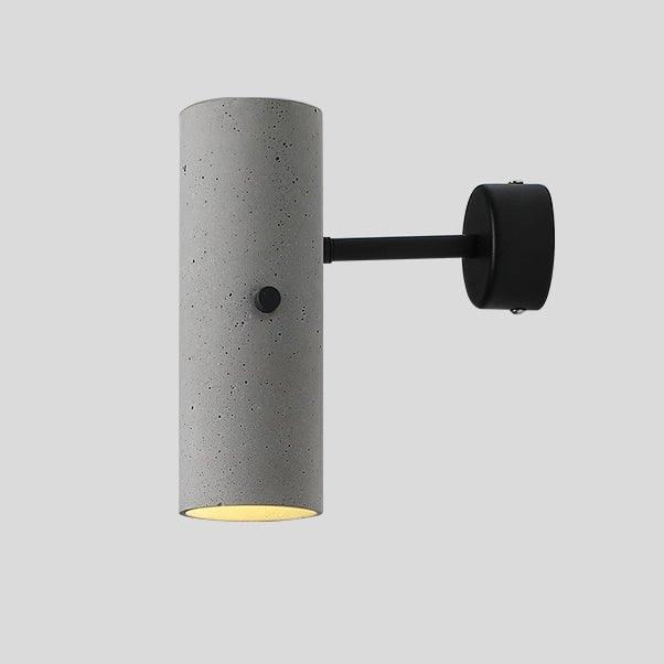 Concrete Pipe Minimalist Line Wall Light-DWHOME
