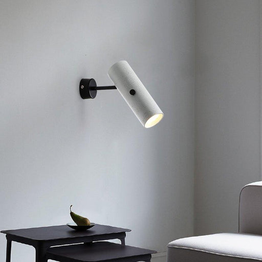 Concrete Pipe Minimalist Line Wall Light-DWHOME