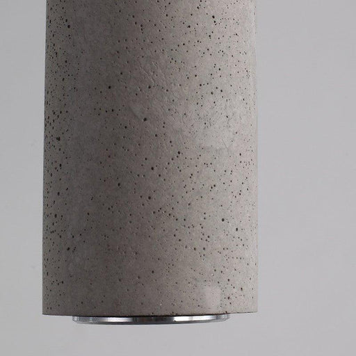 Concrete Pipe Pendant Light-DWHOME