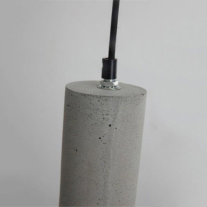 Concrete Pipe Pendant Light-DWHOME