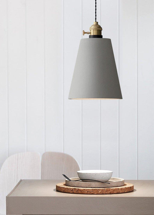 Concrete Vasa Minimalist Pendant Light-DWHOME