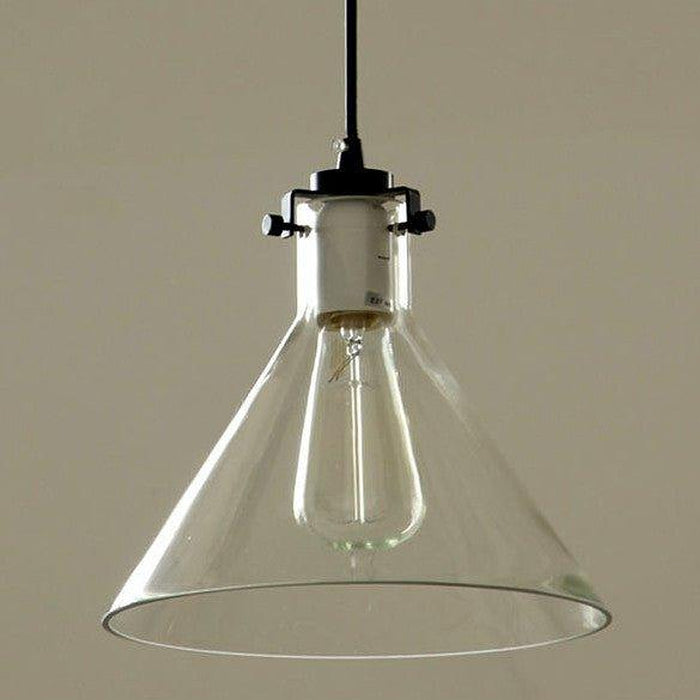 Cone Glass Lamp Shade Pendant Light-DWHOME