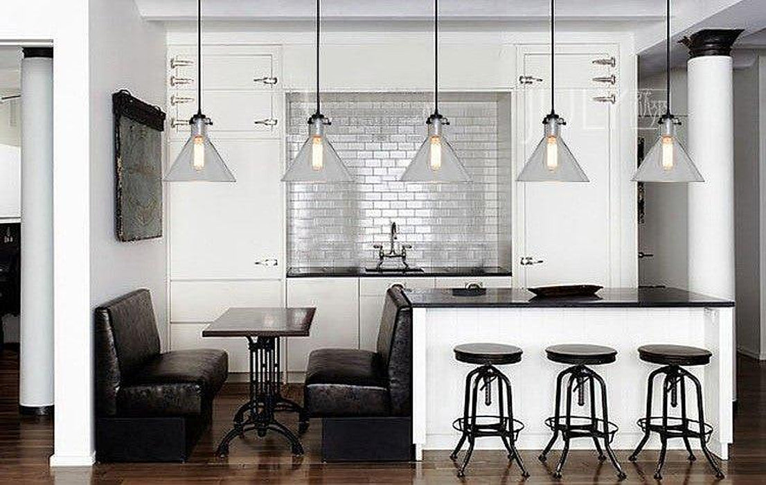 Cone Glass Lamp Shade Pendant Light-DWHOME