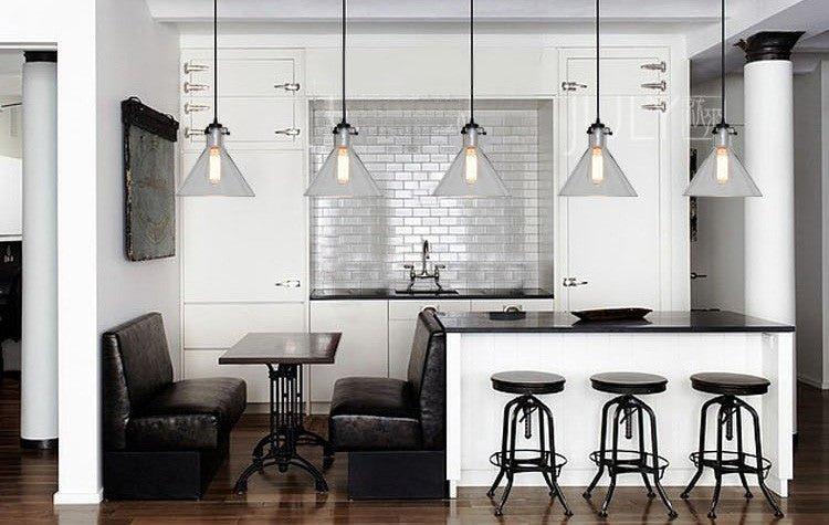 Cone Glass Lamp Shade Pendant Light-DWHOME