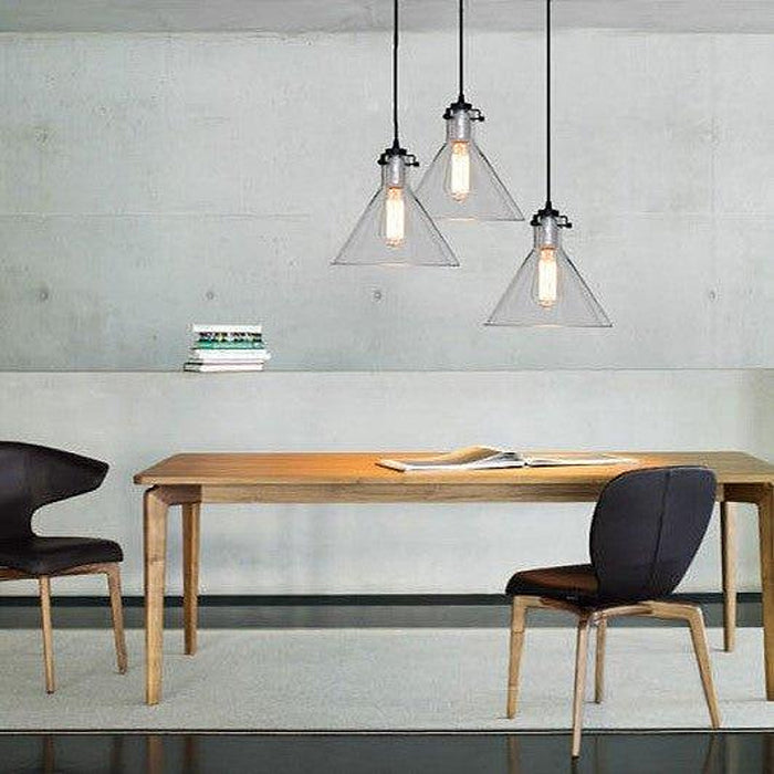 Cone Glass Lamp Shade Pendant Light-DWHOME