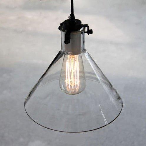Cone Glass Lamp Shade Pendant Light-DWHOME