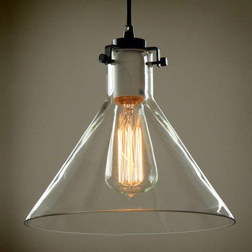 Cone Glass Lamp Shade Pendant Light-DWHOME