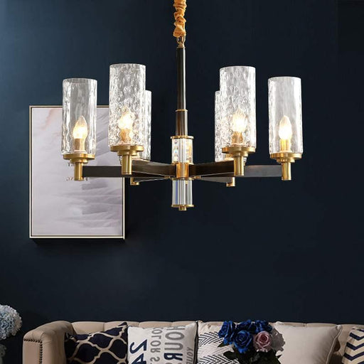 Copper Candles Chandelier-DWHOME