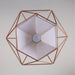 Copper Diamond Wire Cage Pendant Light - DWHOME
