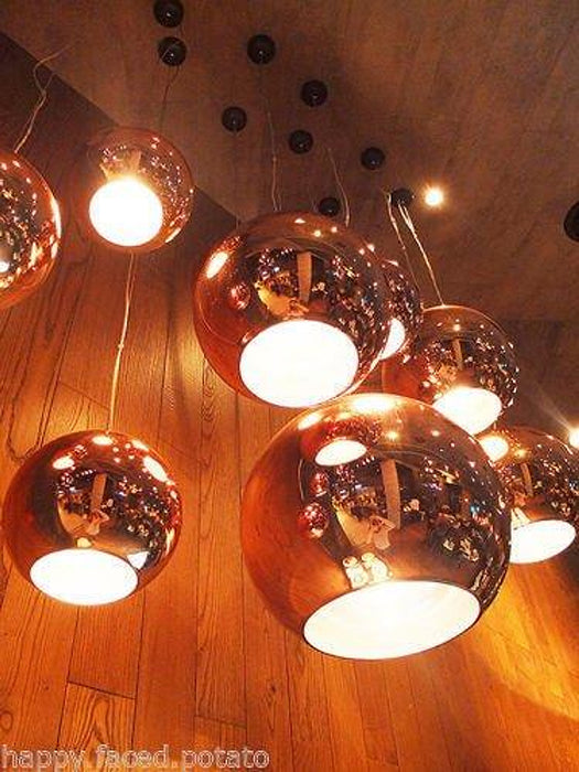 Copper shade ball Pendant Light-DWHOME