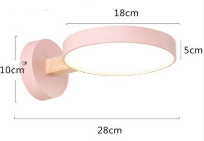 Cornelia Scandinavian Slim Round Shaped Wall Lamp - DWHOME