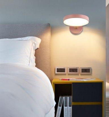 Cornelia Scandinavian Slim Round Shaped Wall Lamp - DWHOME