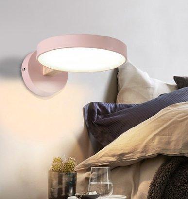 Cornelia Scandinavian Slim Round Shaped Wall Lamp - DWHOME