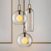 Yayoi Glass Globe Brass Fitting Pendant Light - DWHOME
