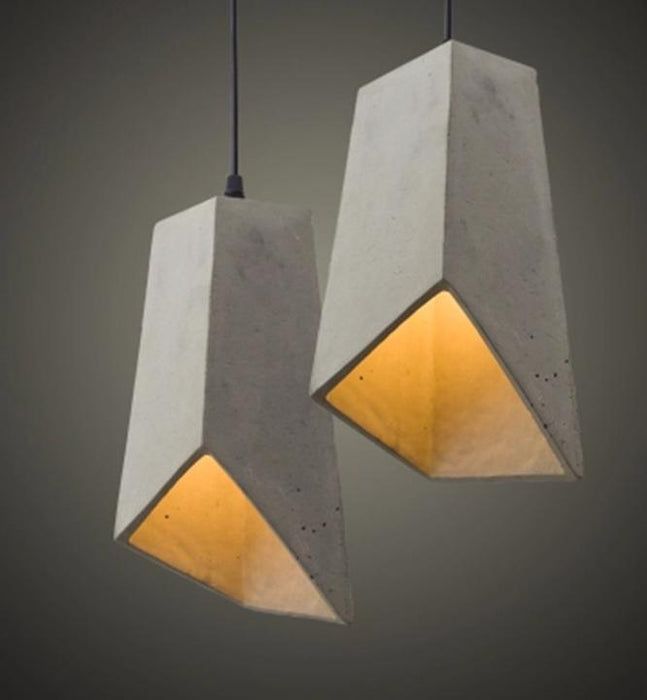 Creative Classic LED Cement Pendant for Restaurant Balcony - DWHOME