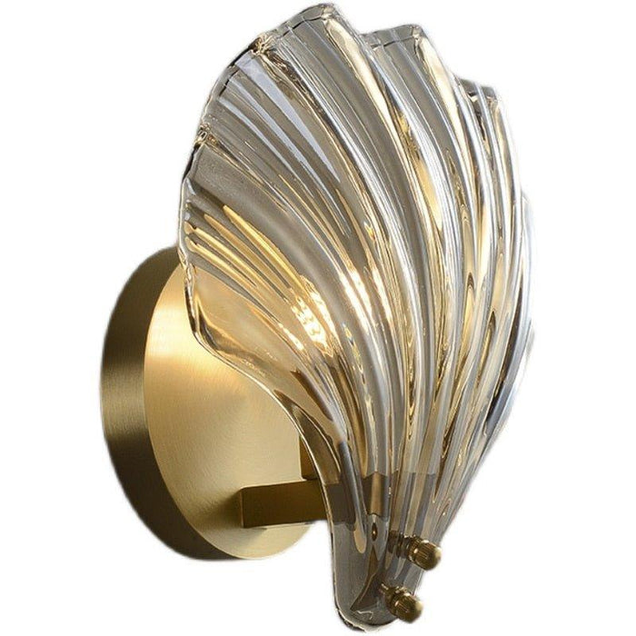 Creative Copper Shell Wall Lamp-DWHOME
