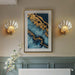 Creative Copper Shell Wall Lamp-DWHOME