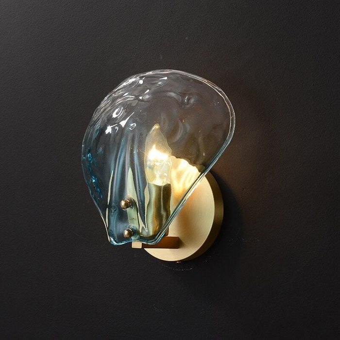 Creative Copper Shell Wall Lamp-DWHOME